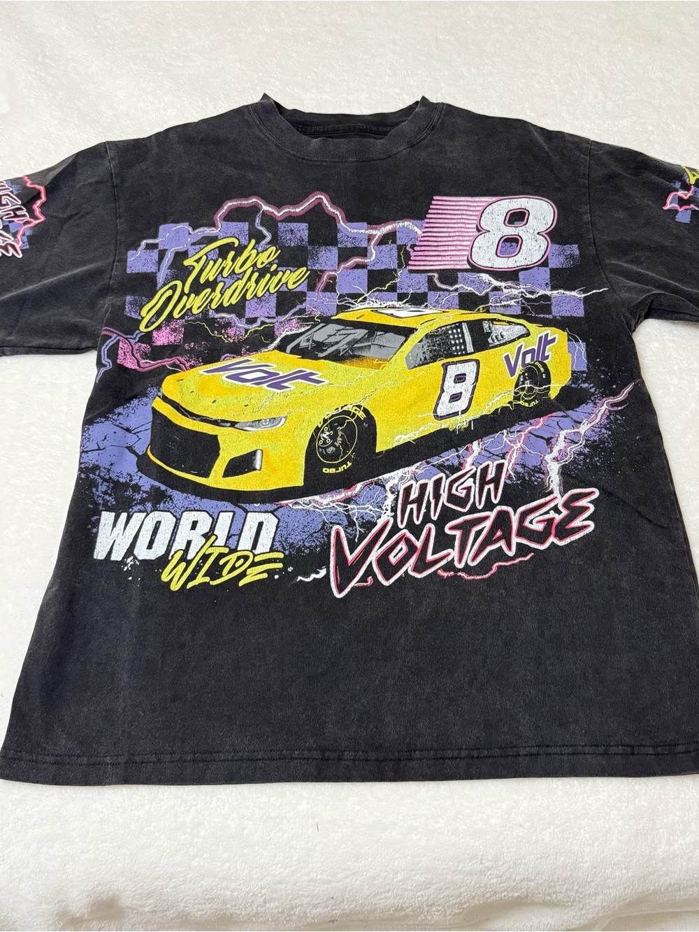 Pac Sun Medium Racecar Oversized T Shit
